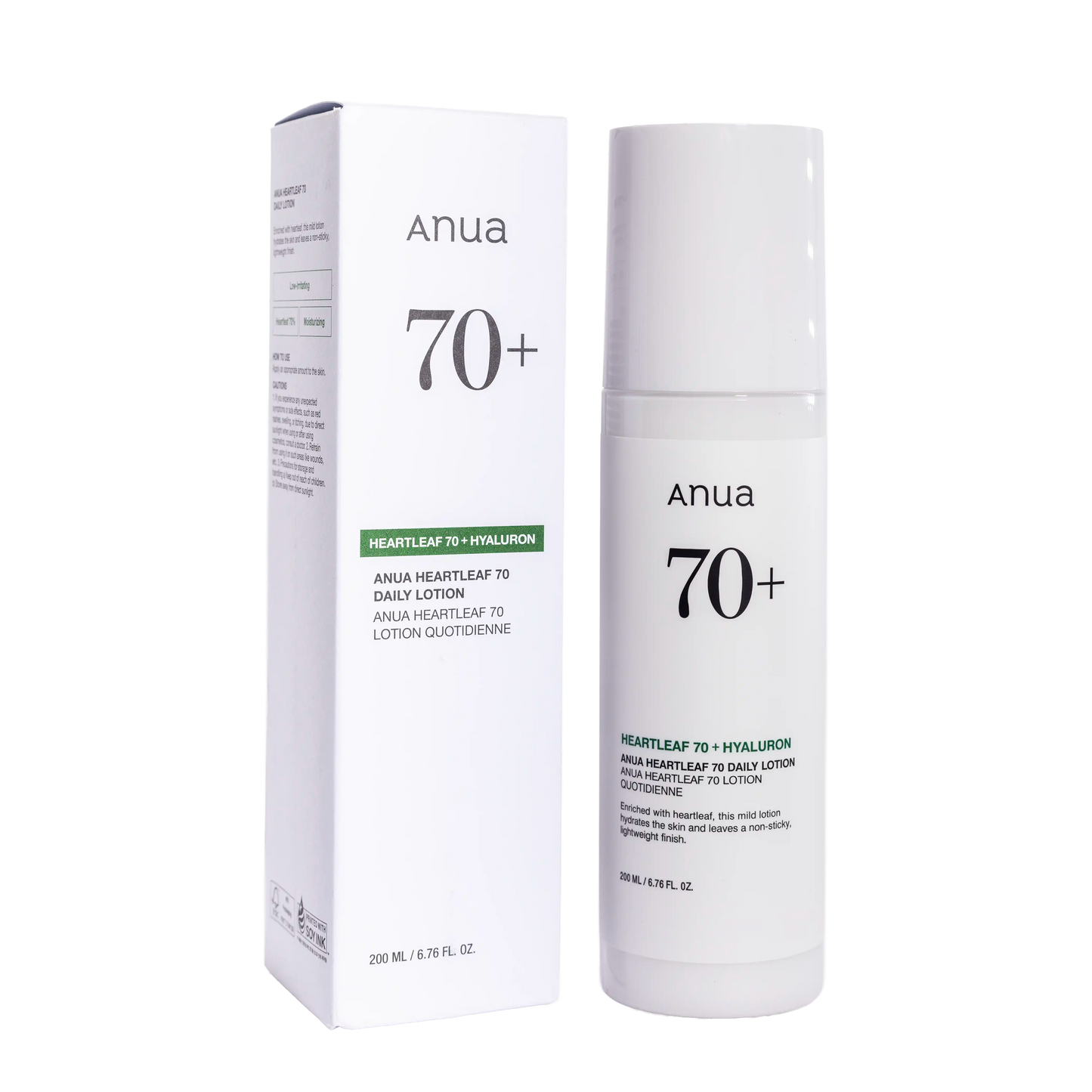 Heartleaf 70+ Daily Lotion By ANUA