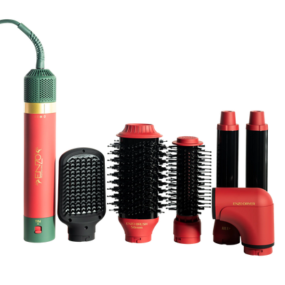 Hair Styler Set Limited Edition En-6222 By ENZO