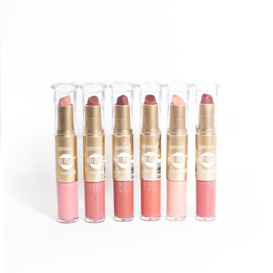 2in1 Ultra Matte Lipstick and Lip Gloss By ONLY BEAUTY