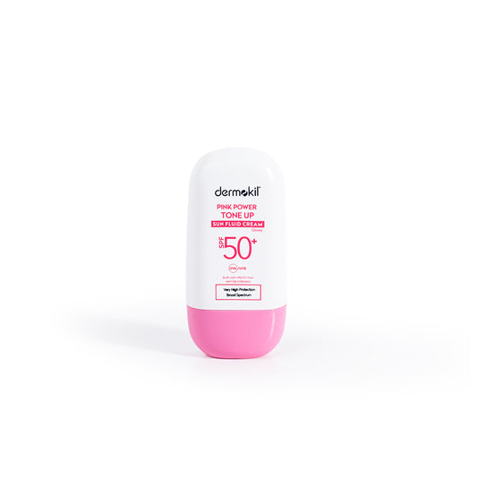 Pink Power Tone Up Sun Fluid Cream 50+ SPF By DERMOKIL
