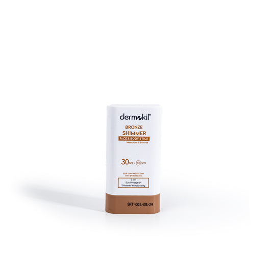 Bronze Shimmer Face And Body Stick 20g By DERMOKIL