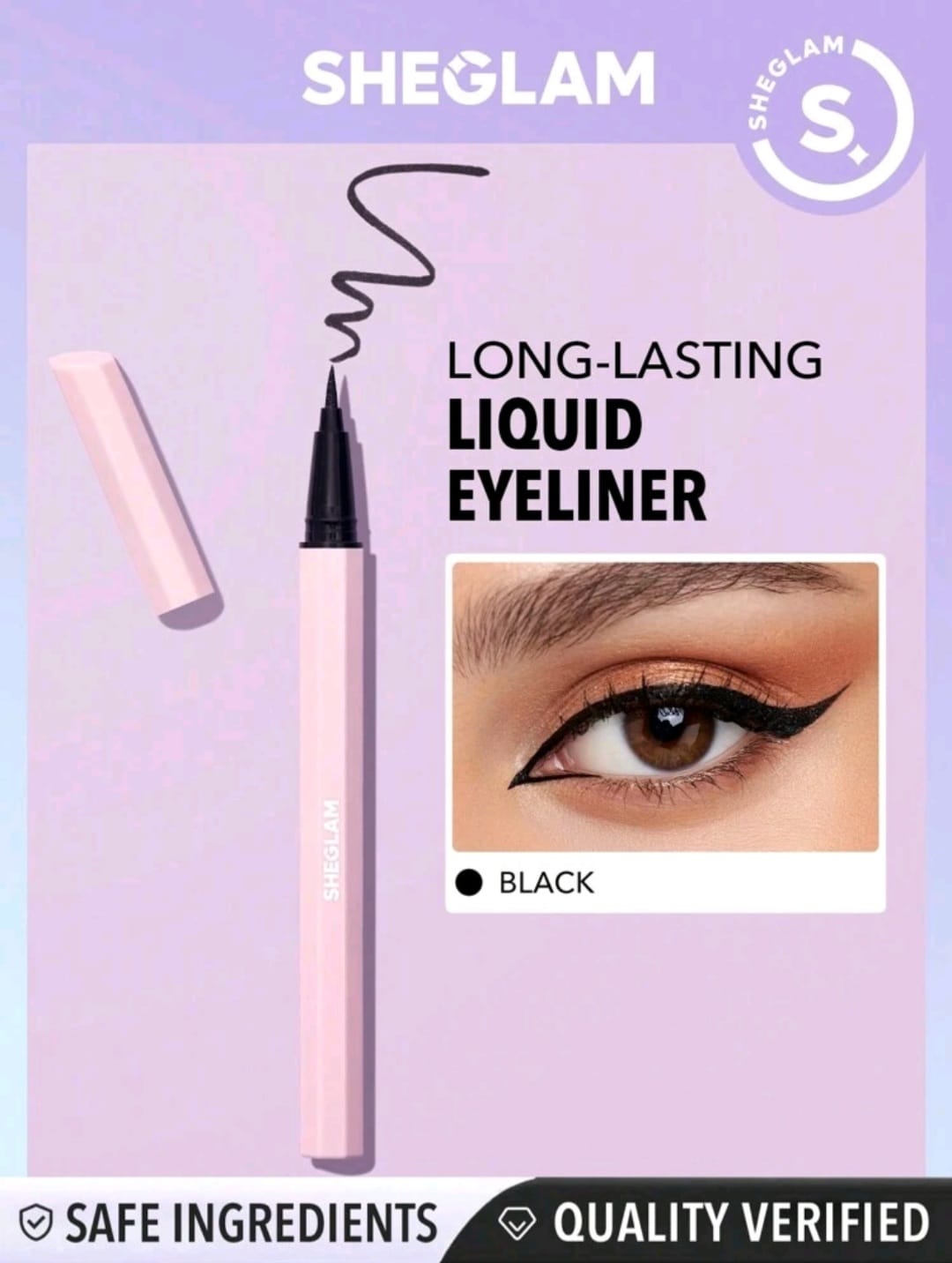 أيلاينر أصلي Sheglam Long-Lasting Liquid Eyeliner