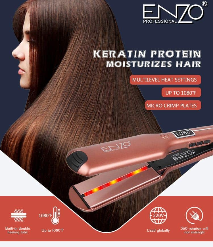 Professional Hair Straightener EN-3851 By ENZO