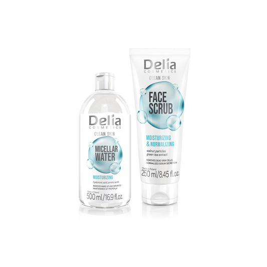 Original Micellar Water + Face Scrub By Delia