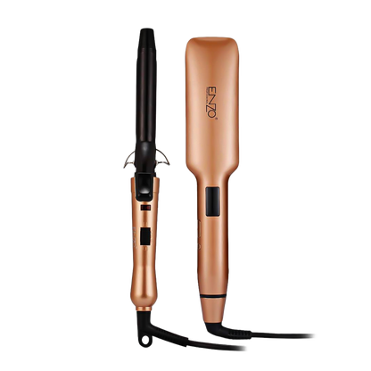 2 in 1 hair straightener and curler En-3888W By ENZO