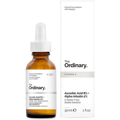 The Ordinary 8% Ascorbic Acid + 2% Alpha Arbutin, 30ml