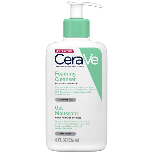 غسول رغوي للبشرة العادية إلى الدهنية Cerave Foaming Cleanser