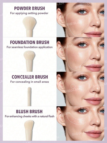 مجموعة فراشي أصلية ‏Sheglam Pro Core Brush Ki