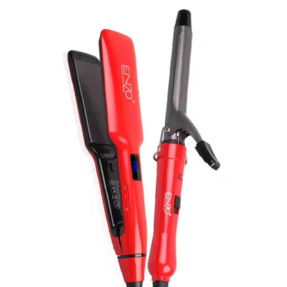 2 in 1 hair straightener and curler En-3888W By ENZO