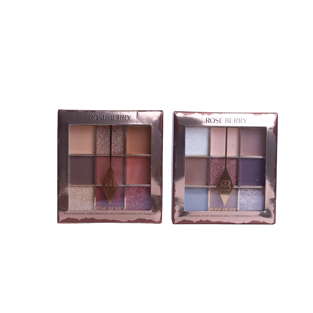 Eyeshadow Palette 9 Color By Rose Berry