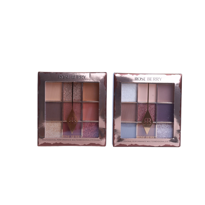 Eyeshadow Palette 9 Color By Rose Berry