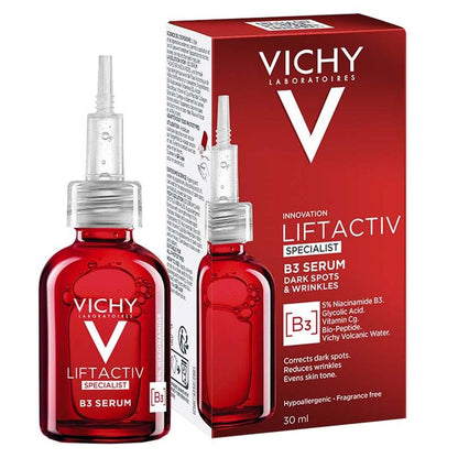 Vichy Liftactiv Specialist B3 Anti Aging Serum for Dark Spots & Wrinkles with Niacinamide, 30ml
