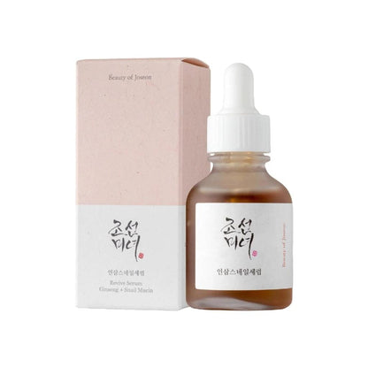 Beauty of Joseon Reviving Facial Serum with Ginseng Extract & Snail Mucin, 30ml
