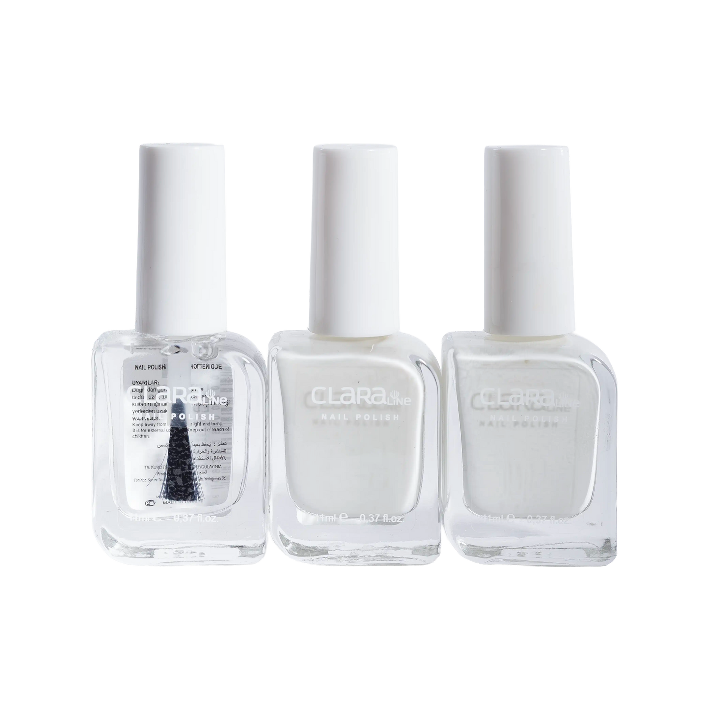 Nail Polish French 3 in 1 Set By CLARALINE