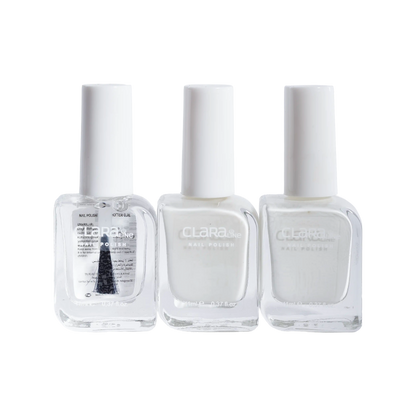 Nail Polish French 3 in 1 Set By CLARALINE