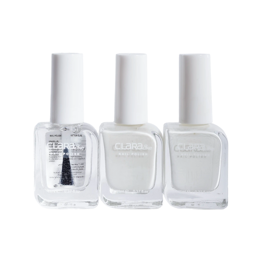 Nail Polish French 3 in 1 Set By CLARALINE