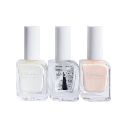 Nail Polish French 3 in 1 Set By CLARALINE