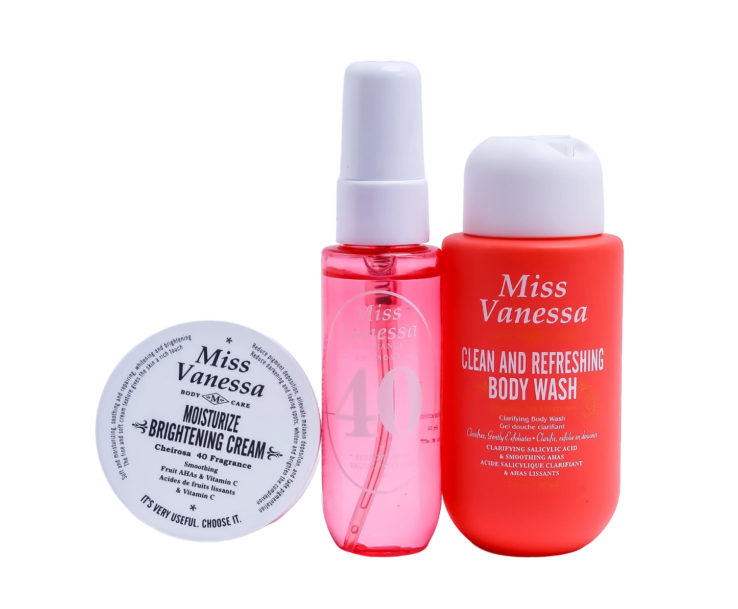 3 Pcs Beauty Bag By Miss Vanessa