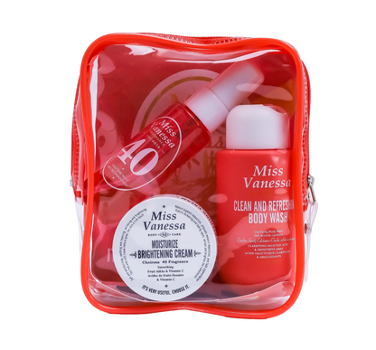 3 Pcs Beauty Bag By Miss Vanessa