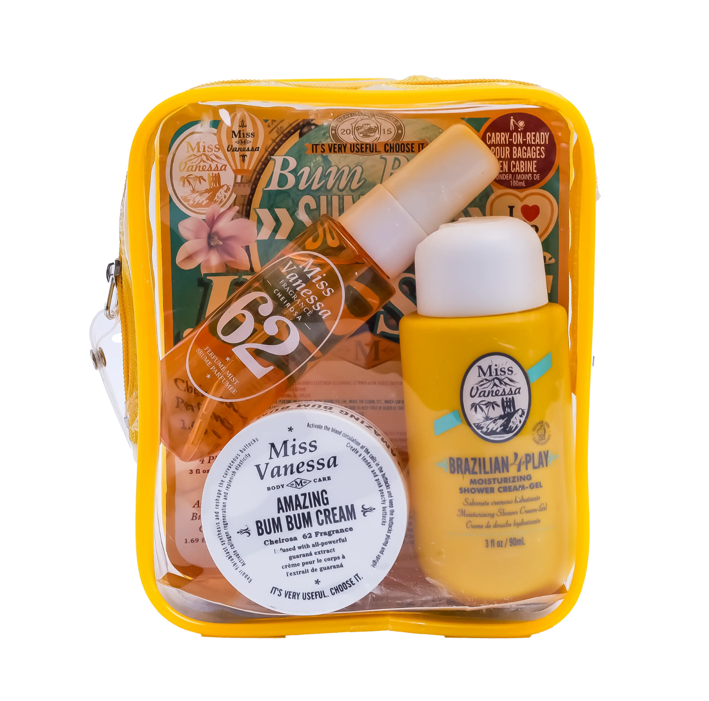 3 Pcs Beauty Bag By Miss Vanessa