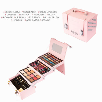 Miss Young Professional Makeup Kit Sets 94 Pieces صندوق مكياج