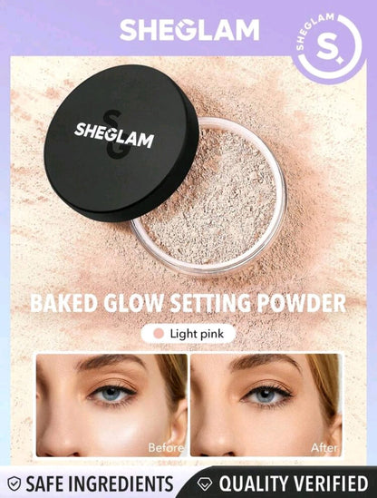 لوس باودر أصلي Sheglam Baked Glow Setting Powder