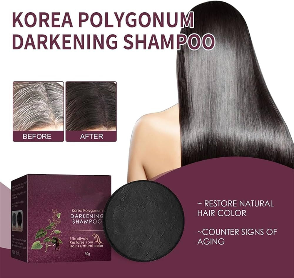 صابون شامبو الشعر Korea Polygonum Darkening Shampoo