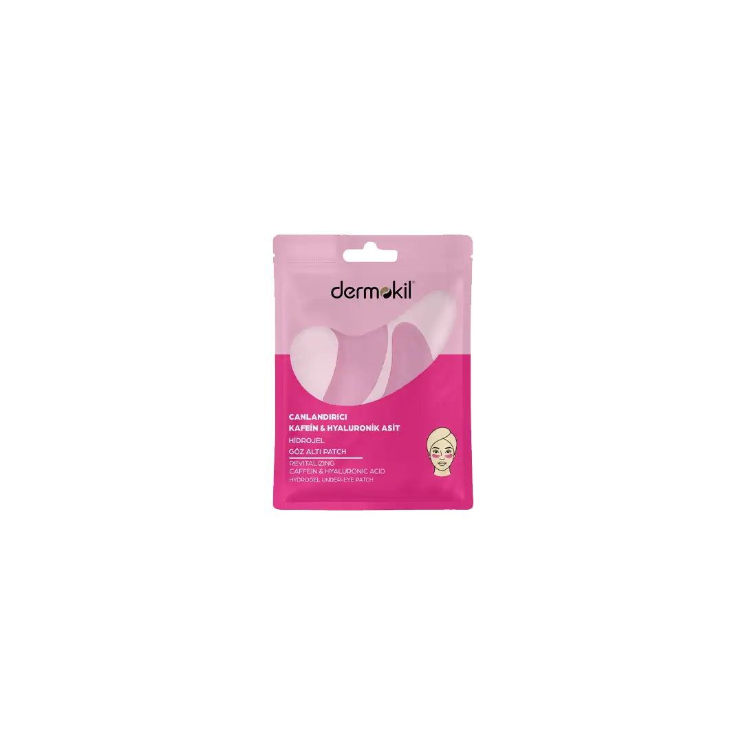 Revitalizing Caffeine & Hyaluronic Acid Hydrogel Patch Under Eye Mask By DERMOKIL