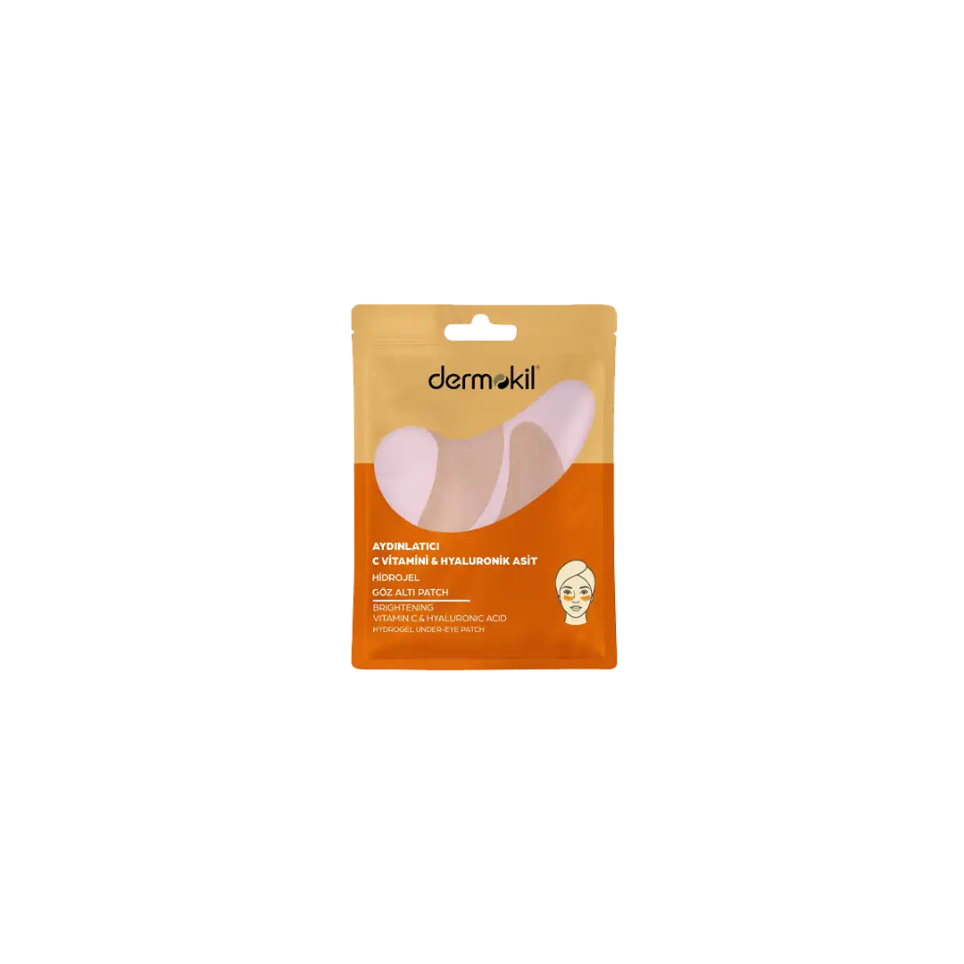 Brightening Vitamin C & Hyaluronic Acid Hydrogel Patch Under Eye Mask By DERMOKIL