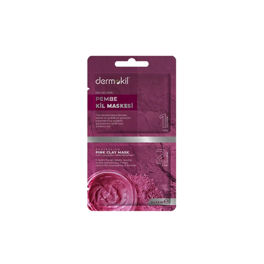 Detoxifying Pink Clay Mask By DERMOKIL