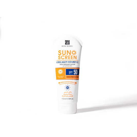 Collagen Vitamin E Brightening Sunscreen (SPF50+) By Rose Berry